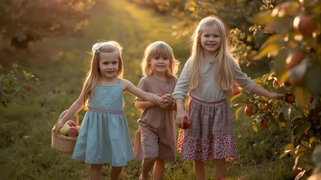 apple picking Instagram captions family