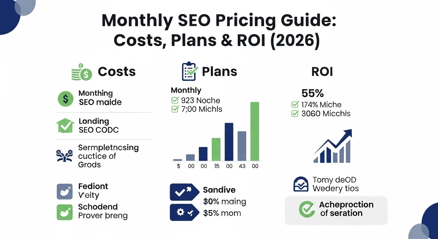 Monthly SEO Pricing Guide: Costs, Plans & ROI (2026)