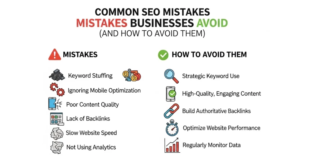 Common SEO Mistakes Businesses Make (And How to Avoid Them)