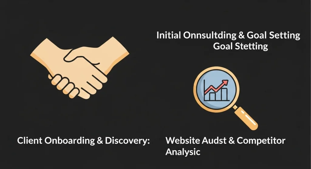 ⚙️ How SEO Agencies in the USA Actually Work (Step-by-Step)