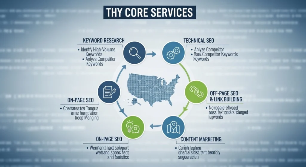 Core Services Offered by Top SEO Companies in the USA